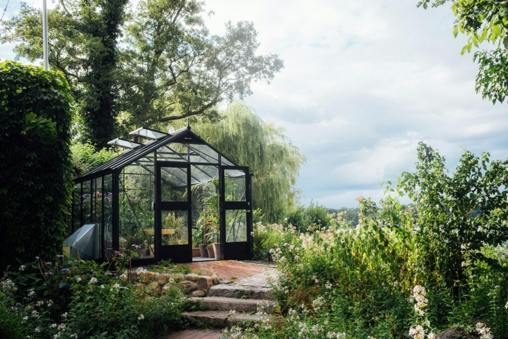outdoor greenery replaces manicured lawns as a top patio trend