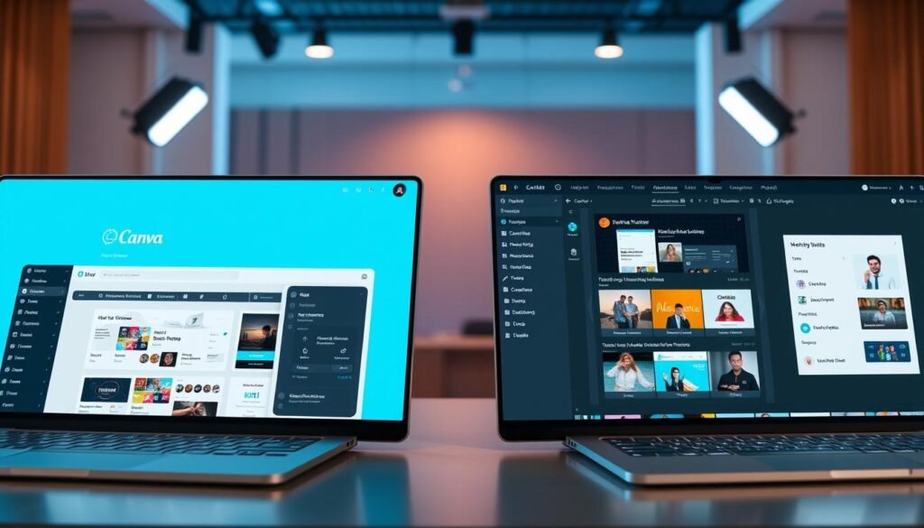 design interface comparison design interface comparison